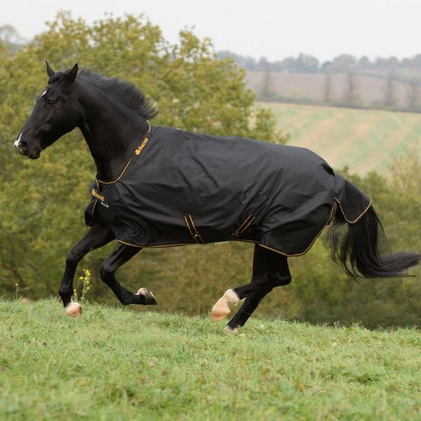 Bucas Outdoordecke 50G Irish Turnout Light Weidedecke Nero/Oro 140-image