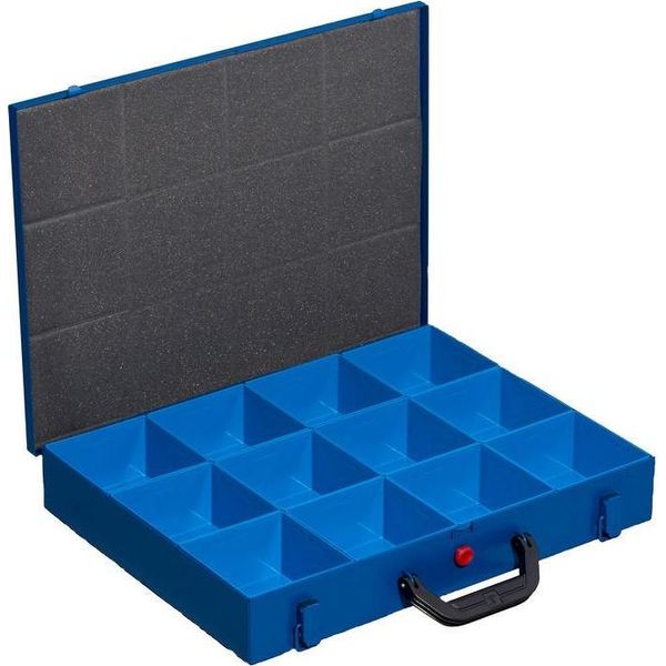 Allit 454121 Valigetta Per Minuteria Metallica Europlus Pro M 44H-12, Blu-image
