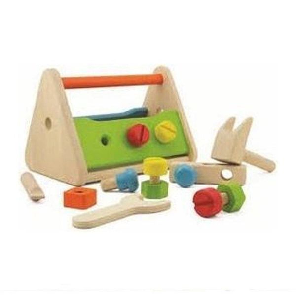 Pintoy Houten Gereedschapskist Met Inhoud-image