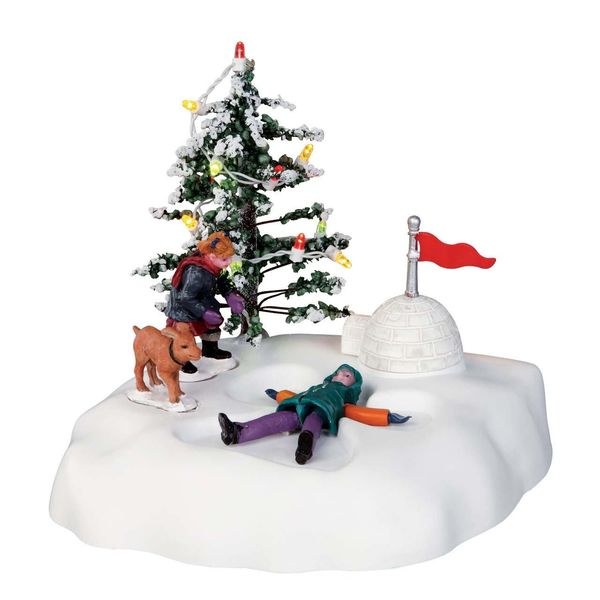 Lemax Villaggio Di Natale Angelo Di Neve Decorazione Invernale Decorazione Di Natale Figurine Decorazione Da Tavolo-image