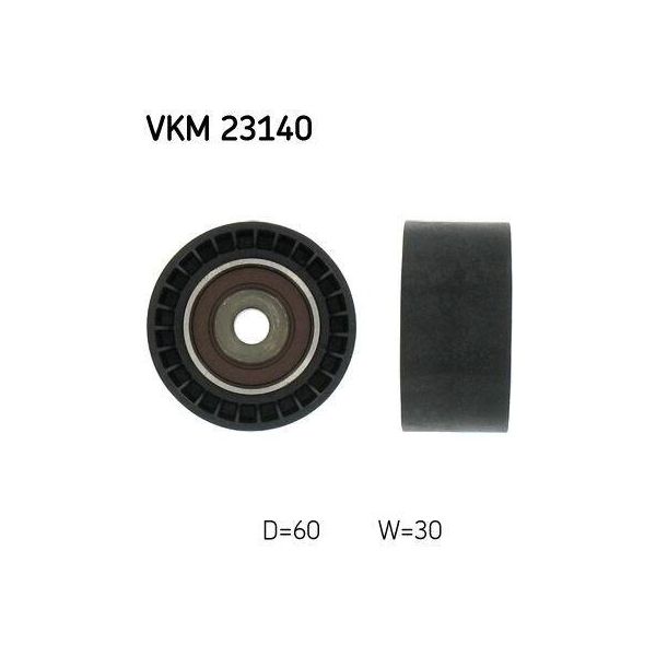 Skf Vkm 23140 Rullo Di Rinvio/Guida, Cinghia Dentata Oe 083048 Compatibile Con Berlingo, C1, C2, C3, C4Er, C4, C5, Jumpy, Nemo, Xsara, Scudo, C-Max, Fiesta, Focus, Fusion, 2, 3, Mini, Clubman, 1007, 206, 207, 3008, 307, 308, 407, 5008, Bipper, Expert, Partner, Aygo, C30, S40, S80, V50, V70-image