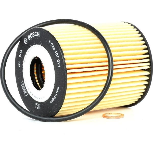 Bosch F 026 407 071 - Oe 93 743 595 Filtro Olio Per Captiva, Cruze (J300), Epica (KL1), Lacetti (J200), Antara (L07)-image