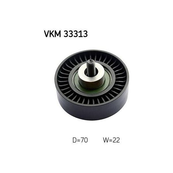 Skf Vkm 33313 - Oe 6453 Sg Puleggia Folle, Cinghia A V Per Jumper, Ducato, Boxer-image
