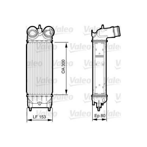 Valeo 818244 - Intercooler Oe 0384 P5 Per C5 Iii (Rd), C5 Iii (Rw), 508 (8D), 508 (8E)-image