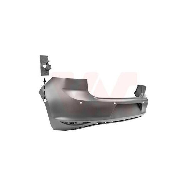 Van Wezel 5766546 - Paraurti Posteriore Oe 5G6 807 417 M Gru Per Golf Vii-image