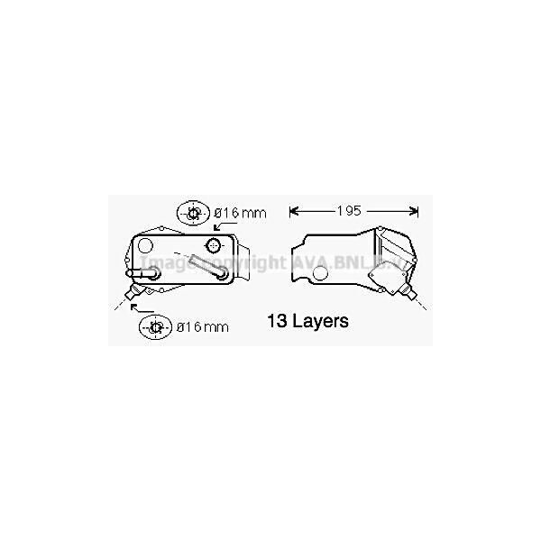 Prasco BW3350 - Radiatore Olio Oe 17217551647 Per X1 (E84), Serie 3 (E91), Serie 3 (E90), Serie 3 (E93), Z4 (E89), Serie 3 (E92), Serie 1 (E81), Serie 1 (E87), Serie 1 (E88), Serie 1 (E82)-image