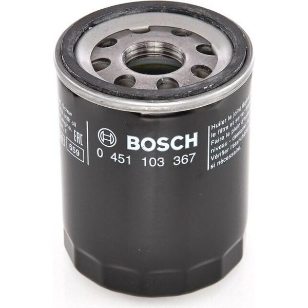 Bosch 0 451 103 367 - Filtro Olio Oe AJ8 2297 Per Xk (X150), XK8 (X100), Xj (X350, X358), Xf (X250), S-Type (X200), Range Rover Sport (L320), Range Rover Iii (L322)-image