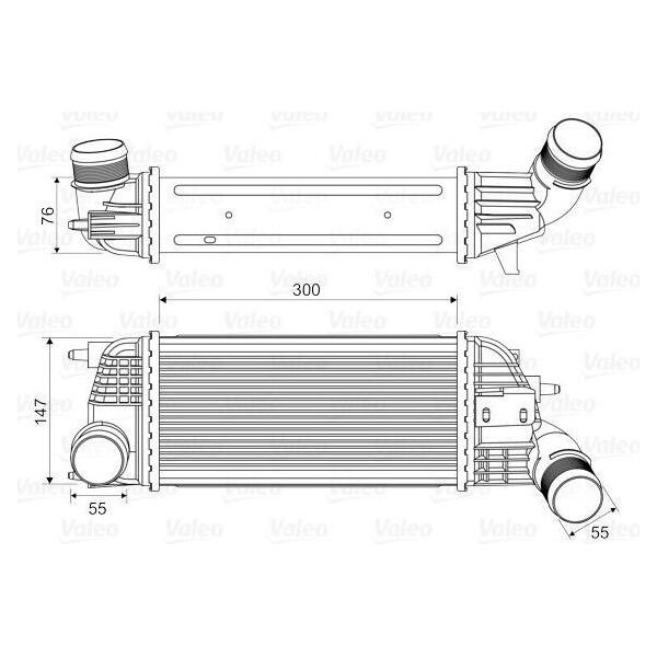 Valeo 818620 - Intercooler Oe 0384 N4 Per C5 Iii (Rd), C5 Iii (Rw), 407, 508 (8D), 508 (8E)-image