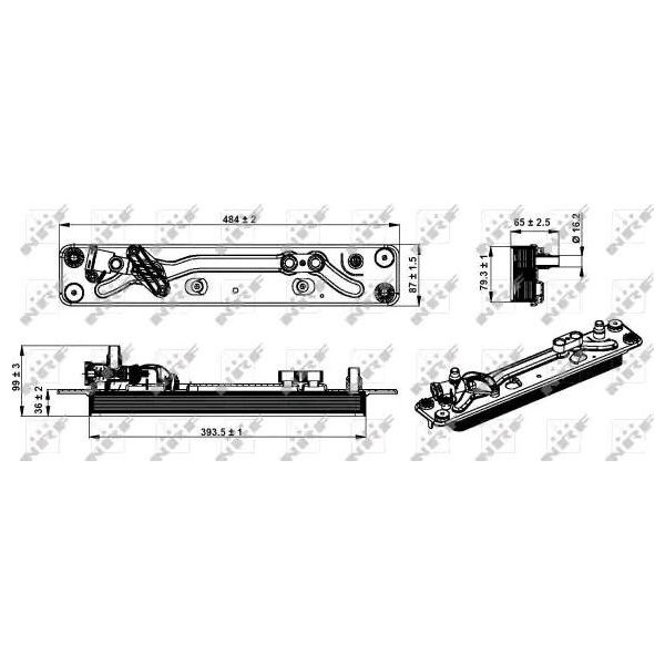 Nrf 31285 - Radiatore Olio Oe 17217553389 Per X5 (E70), X6 (E71)-image