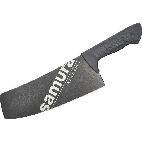 Samura Arny Mannaia Moderna Da 8,2" Con Manico Grigio - Coltello Da Cucina In Acciaio Giapponese Di Per Tagli Di Precisione E Maestria Culinaria"-image