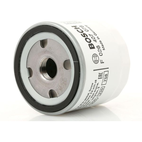 Bosch F 026 407 078 Filtro Olio Oe BM5G6714AA Compatibile Con V70, V60, V50, V40, S80, S60, S40, C30, 2, Transit, Tourneo, S-Max, Puma, Mondeo, Kuga, Ka, C-Max, Galaxy, Fusion, Focus, Fiesta, Ecosport, B-Max-image