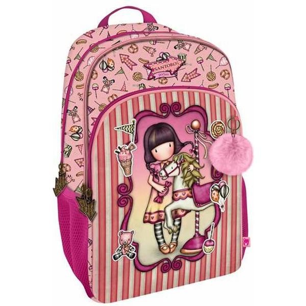 Zaino Scuola Gorjuss Carousel Color Salmone (29 X 45 X 17 Cm)-image