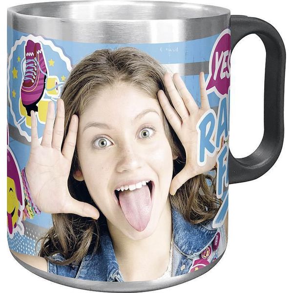 Euroswan Alu Mug Soy Luna Sì Alluminio, Plastica, 400 Ml-image