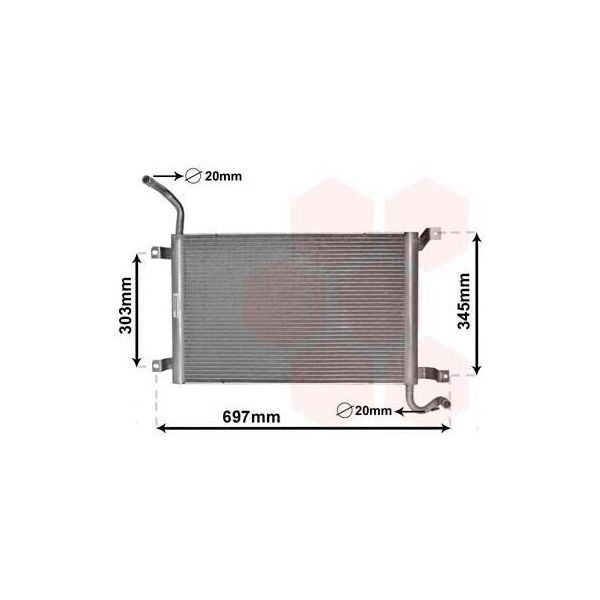 Van Wezel 02002223 - Oe LR017428 Radiatore, Raffreddamento Motore Per Range Rover Sport (L320)-image