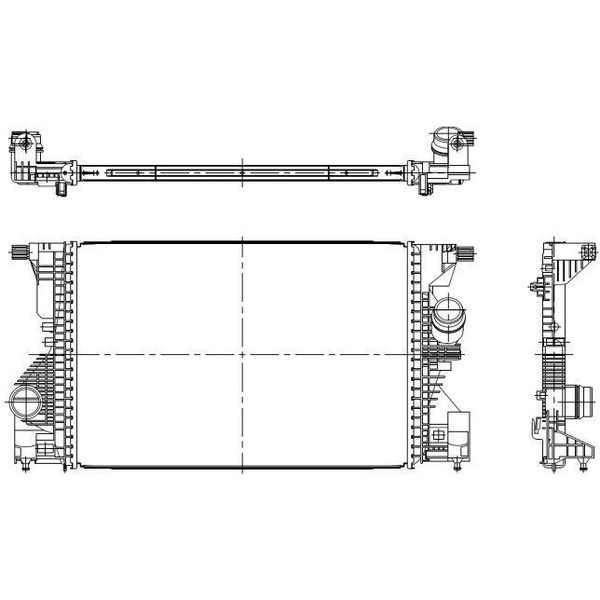 Nrf 309119 - Intercooler Oe 2475006100 Per Classe A (W177), Cla (X117), Gla (H247), Glb (X247), Classe B (W247), Cla (C118)-image