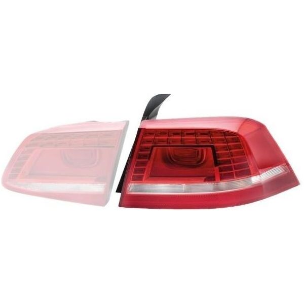 Hella 2SK 010 746-031 - Oe 3AF 945 207B Luce Combinata Posteriore, Sinistra, Parte Esterna Per Passat 365, 362-image