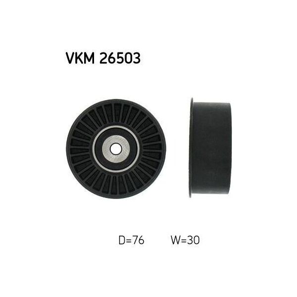 Skf Vkm 26503 Rullo Di Rinvio/Guida, Cinghia Dentata Oe 1307700QAA Compatibile Con Laguna, Interstar, Primastar, Movano, Vivaro, Avantime, Espace, Trafic, Master, Vel Satis-image