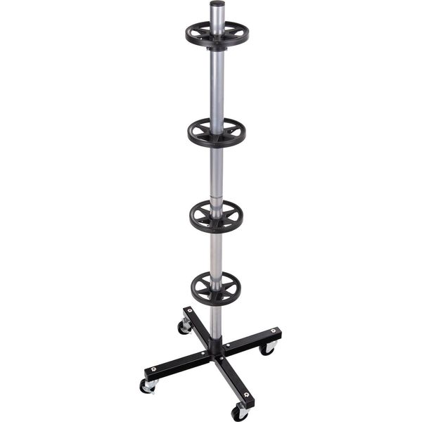 Luxtom | Albero Per Pneumatici Con Rotelle, Albero Per Cerchi, Per Pneumatici Auto, 13-19", Fino A 100 Kg, Per 4 Cerchi O Pneumatici Auto, Supporto Per Pneumatici"-image