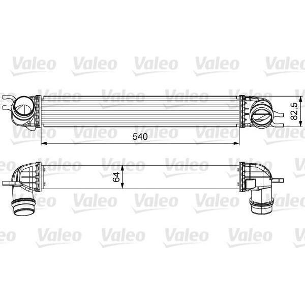 Valeo 818605 - Intercooler Oe 17 51 8 506 904 Per R56, R57, R55, R60, R58, R61, R59-image