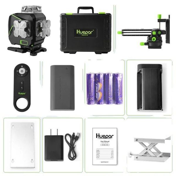 Dispositivo Di Livellamento Laser, 16 Linee, Funzioni Bluetooth E Telecomando, 16 Linee-image