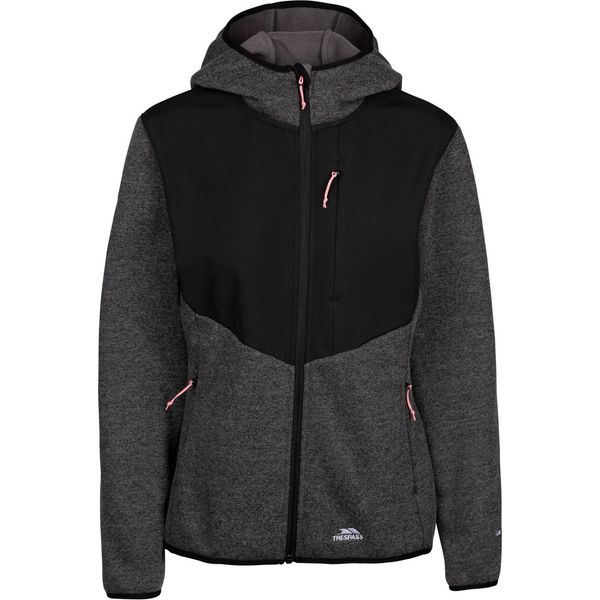 Trespass - Giacca In Pile "Tierra"" Da Donna TP6631 (S) (Grigio Screziato)"-image