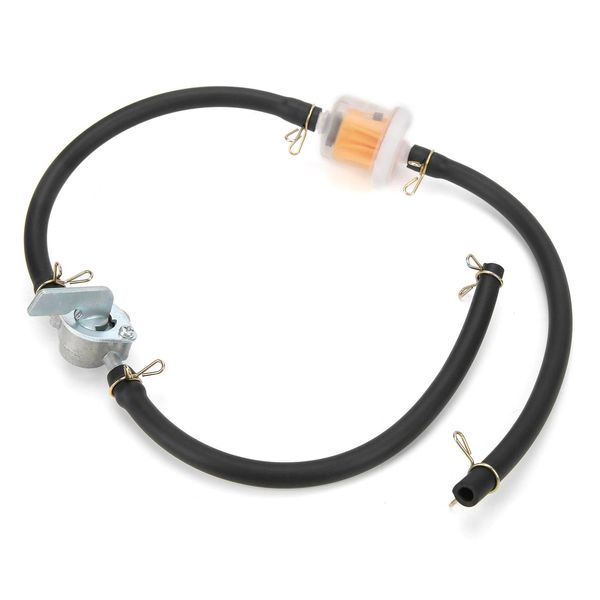 6 Millimetri In Linea Serbatoio Carburante Rubinetto Tubo Filtro Con Interruttore Petcock Shut Off Valve Universale Per Atv Dirt Bike-image