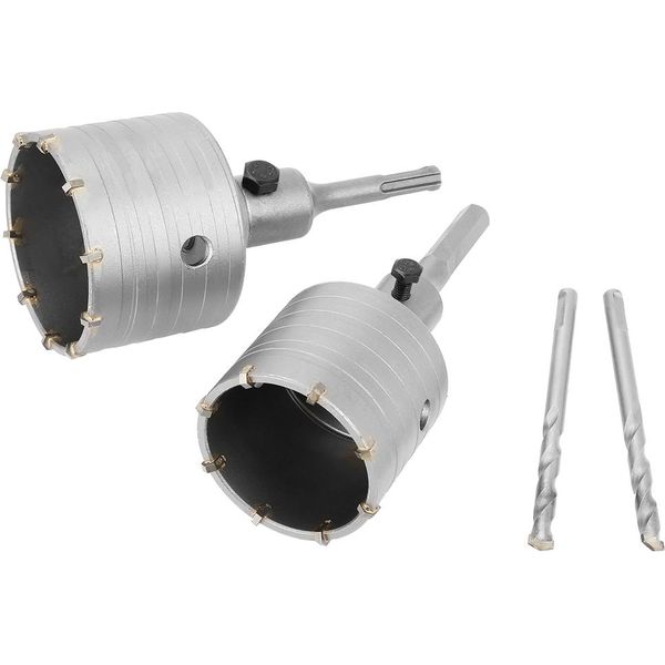 Punta Da 65/80 Mm Sds Plus In Acciaio Legato Per La Sega A Tazza Da Muro Per Blocchi Di Cemento-Cemento-image