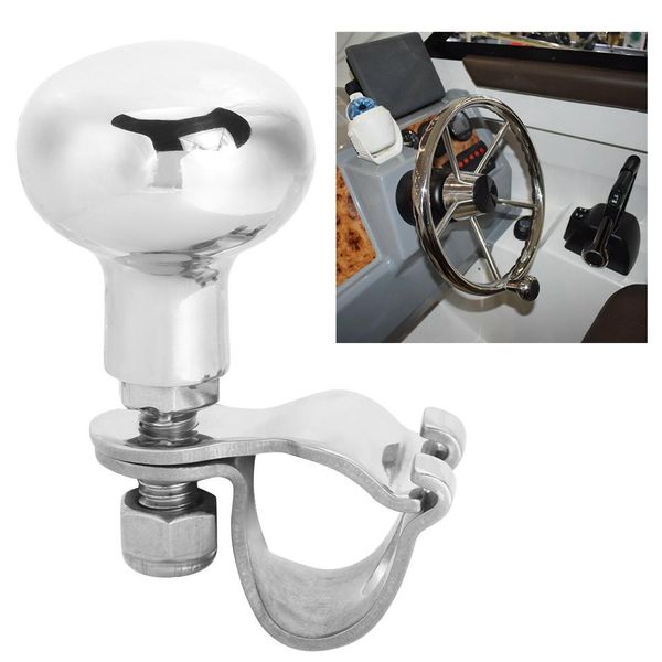 316 Manopola Del Volante In Acciaio Inox Maniglia A Sfera Ausiliaria Booster Accessori Per Barche-image