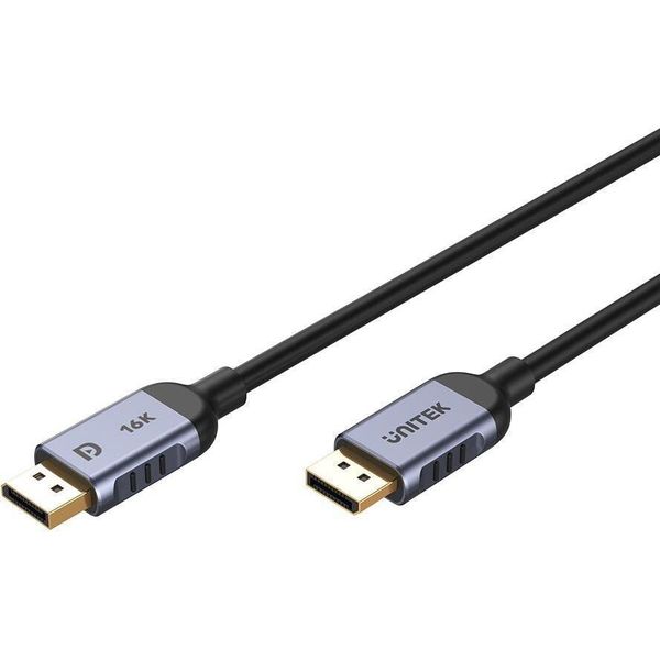 Unitek Unitek C1628GY01-1M Displayport Cable Black Grey-image