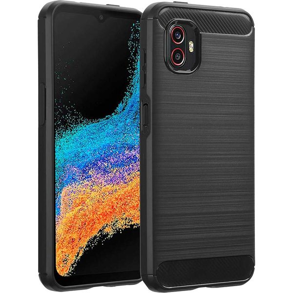 Custodia Samsung Galaxy Xcover 6 Pro - Silicone - Imoshion Custodia Morbida/Copertura Posteriore - Nero-image