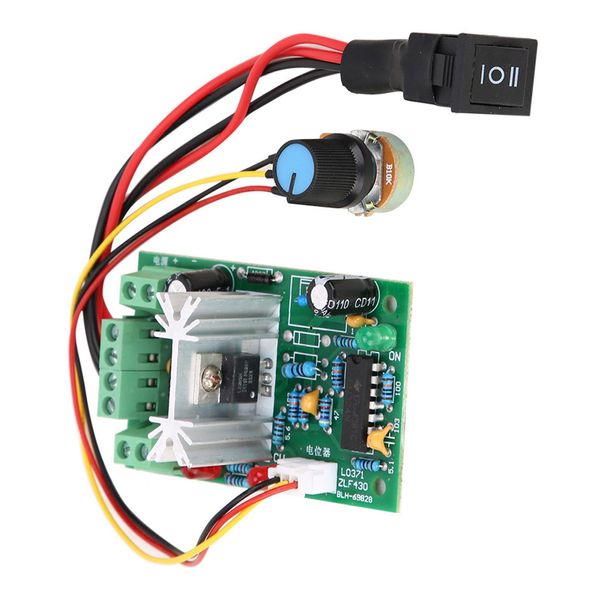 Regolatore Di Velocità Regolabile Del Motore Dc, Interruttore Di Inversione Del Regolatore Di Velocità, Regolatore Di Velocità Del Motore Dc, Regolatore Del Motore A Spazzole Dc, Regolamento Di Velocità Pwm-image
