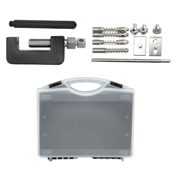 Spezzacatena, Set Di Strumenti Per Rivettare La Catena, Set Di Strumenti Per Rivettare Le Catene, Strumento Di Rimozione Della Catena Del Motociclo, Spezzacatena Del Motociclo, Tagliatore Della Catena-image