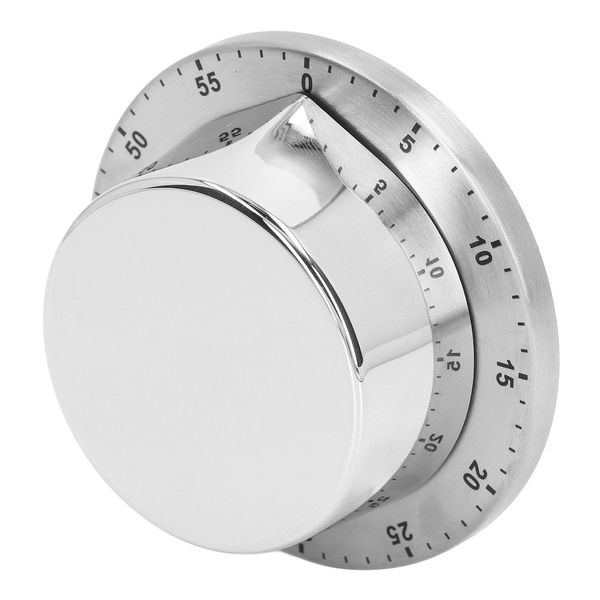 Timer Meccanico Da Cucina, Orologio Timer Da Cucina, Timer Conto Alla Rovescia Da Cucina, Timer Meccanico In Acciaio Inox, Timer Conto Alla Rovescia Meccanico Da Cucina, Timer Da Cucina-image