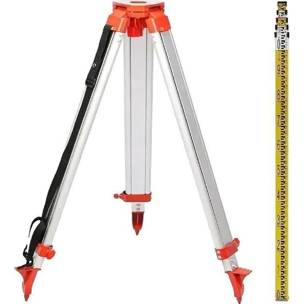 Dispositivo Di Livellamento Laser Treppiede, Altezza Regolabile, Design Leggero, Set Treppiede E Bastone-image