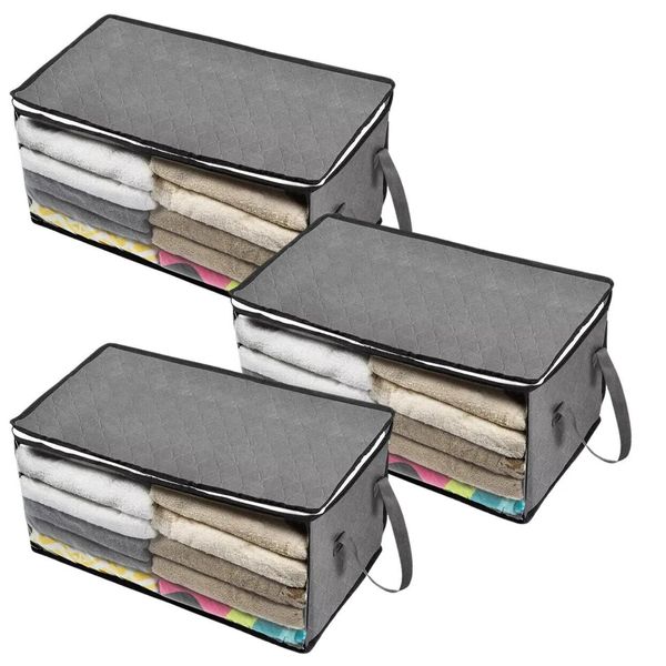 Organizzatore, Borsa Guardaroba Per Biancheria Da Letto, Abiti, Grande-image