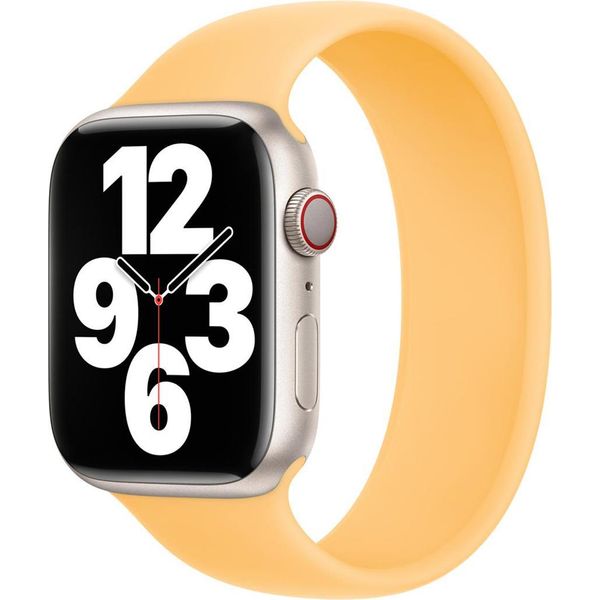 Cinturino Apple Solo In Silicone Per Apple Watch | 44/45/46/49 Mm - Taglia 12 - Sunglow-image