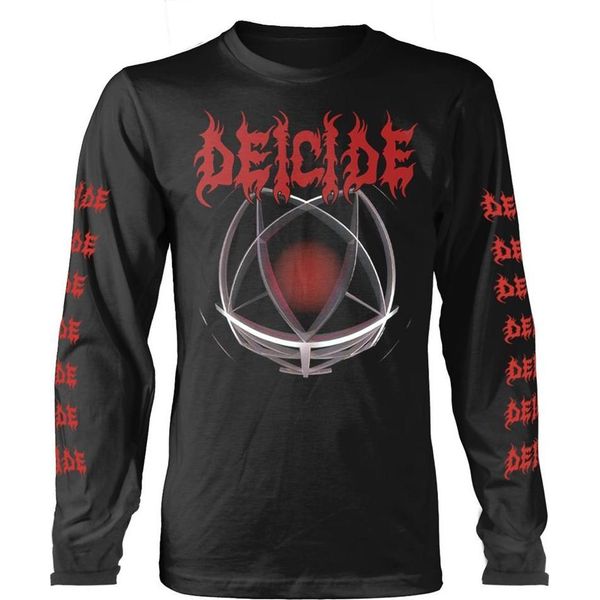 Deicide - Maglietta "Legion"" Uomo/Donna Unisex Manica Lunga PH4171 (S) (Nero/Rosso)"-image