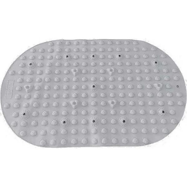 Inf Tappetino Massaggiante Per Piedi In Silicone Con Punti Di Agopressione Grigio-image
