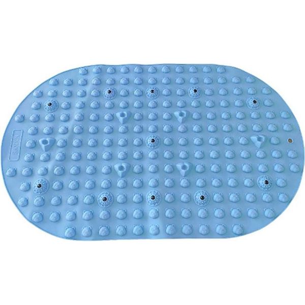 Inf Tappetino Massaggiante Per Piedi In Silicone Con Punti Di Agopressione Blu-image