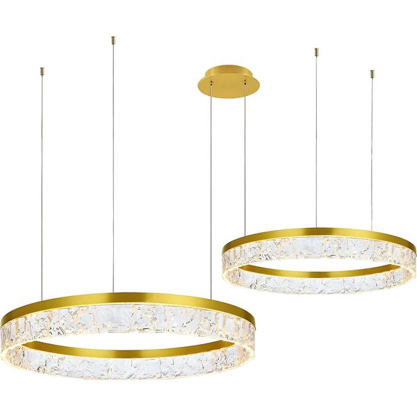 Lampadario A Sospensione Toolight Lhj048-Cp2 Gold-image