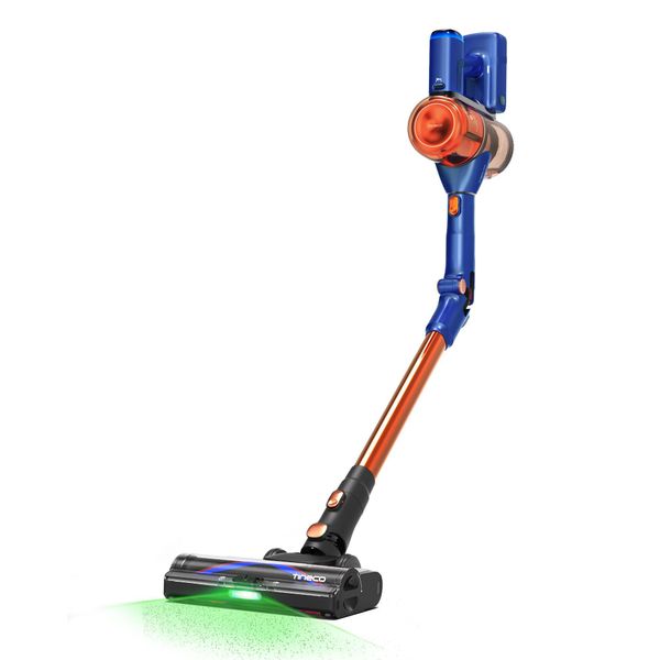 Tineco Pure One S70 Aspirapolvere Senza Fili 200 Aw, Led, Sistema Di Pulizia 3Dsense Pro, 95 Min, Pennello Zerotangle, Scopa Elettrica, Arancia-image