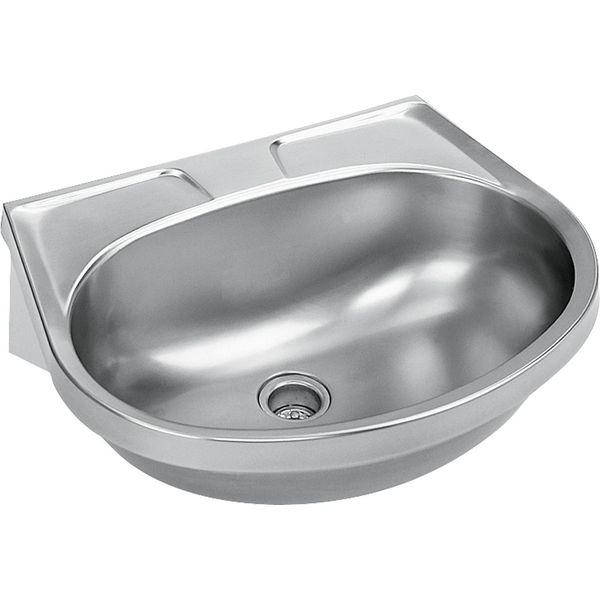 Kwc Ar Lavamano, Anima, Acciaio Inox, 550X155X450 Mm, Senza Troppopieno-image