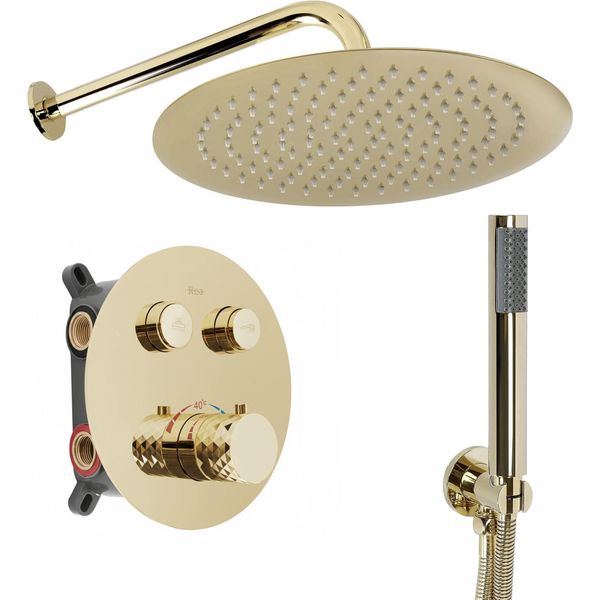 Set Doccia Rea Lungo Diamond Gold-image