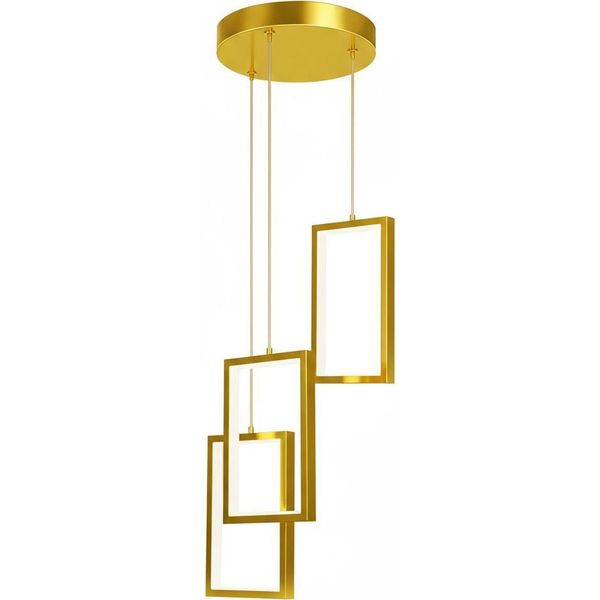 Lampadario A Sospensione Toolight Lhj088-3Cp Gold-image