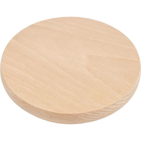Tagliere Rotondo In Legno 16 Cm | Tagliere Da Cucina In Legno | Supporto Rotondo In Legno | Vassoio Da Portata In Legno-image
