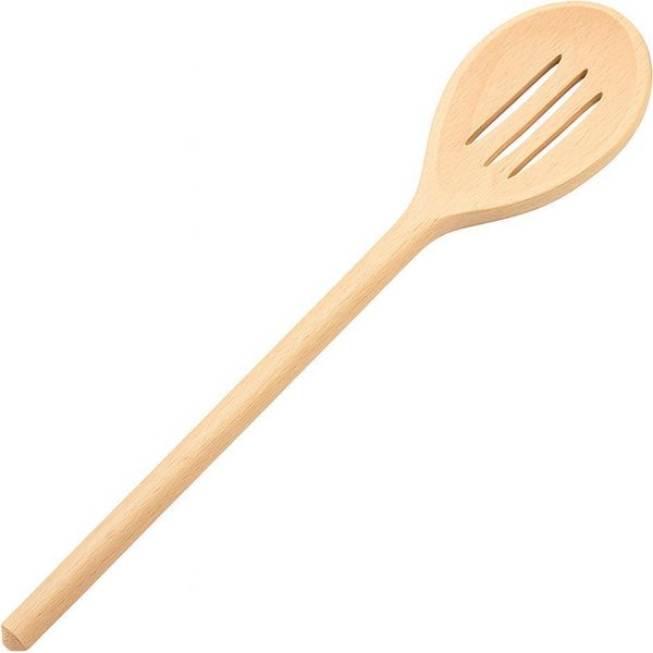 Cucchiaio Svedese In Legno Durchbrochen 30 Cm | Cucchiaio Da Cucina In Legno | Cucchiaio Per Mescolare | Accessorio Da Cucina In Legno | Cucchiaio Ecologico-image
