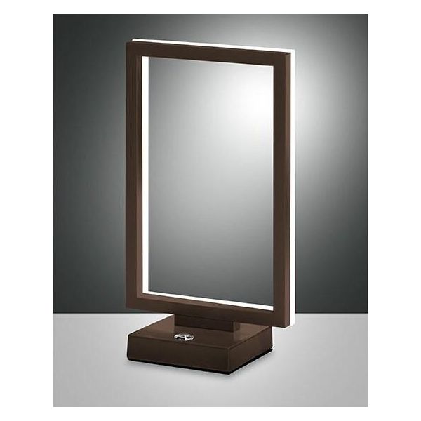 Lampada A Led Da Tavolo Bard 15W Corten 3394-30-361 Fabas Luce-image