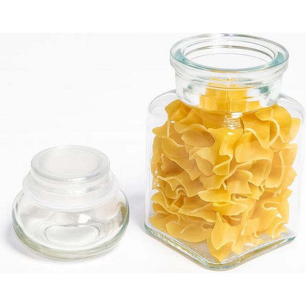 Barattolo Per Spezie Large 150 Ml Coperchio In Vetro | Barattolo Per Spezie In Vetro | Barattolo Da Cucina Per Erbe Aromatiche | Organizzatore Da Cucina | Barattolo Per Spezie-image