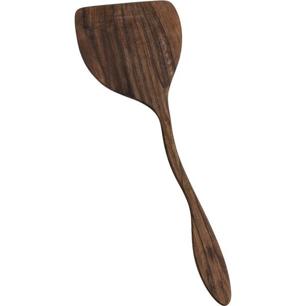 Spatola In Noce 32 Cm | Spatola In Legno | Cucchiaio Da Cucina Naturale | Utensili Da Cucina Ecologici | Noce-image