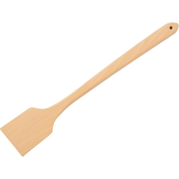 Mestolo Per Cucina Da Campo O Bollitore, Faggio 80 Cm Pl | Spatola Da Cucina In Legno | Agitatore Per Bollitore | Mestolo In Legno | Cucchiaio Grande-image